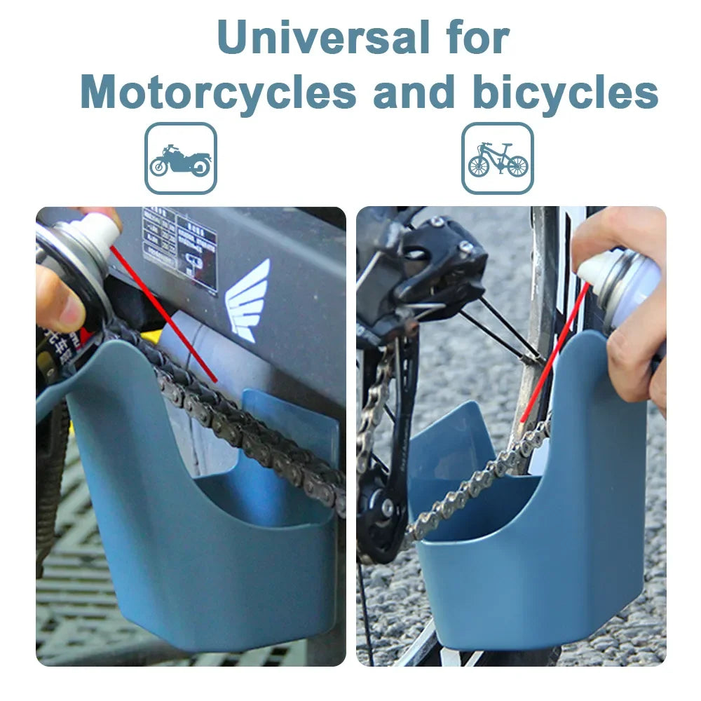 Motorcycle Chain Cleaning w/Storage