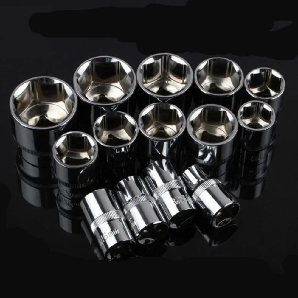 Compact 12 Pcs Set Wrench Socket